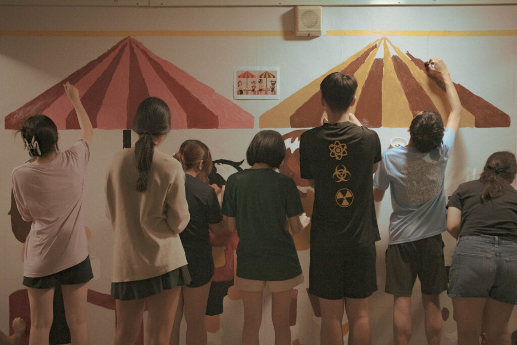 Helixians bringing the walls to life with colors! From blank walls to heartfelt stories.