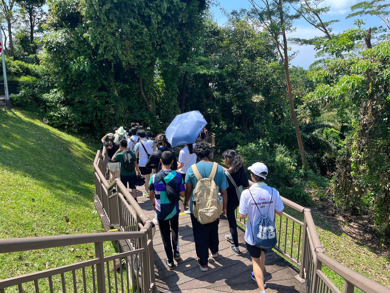 Helixians on their morning walk