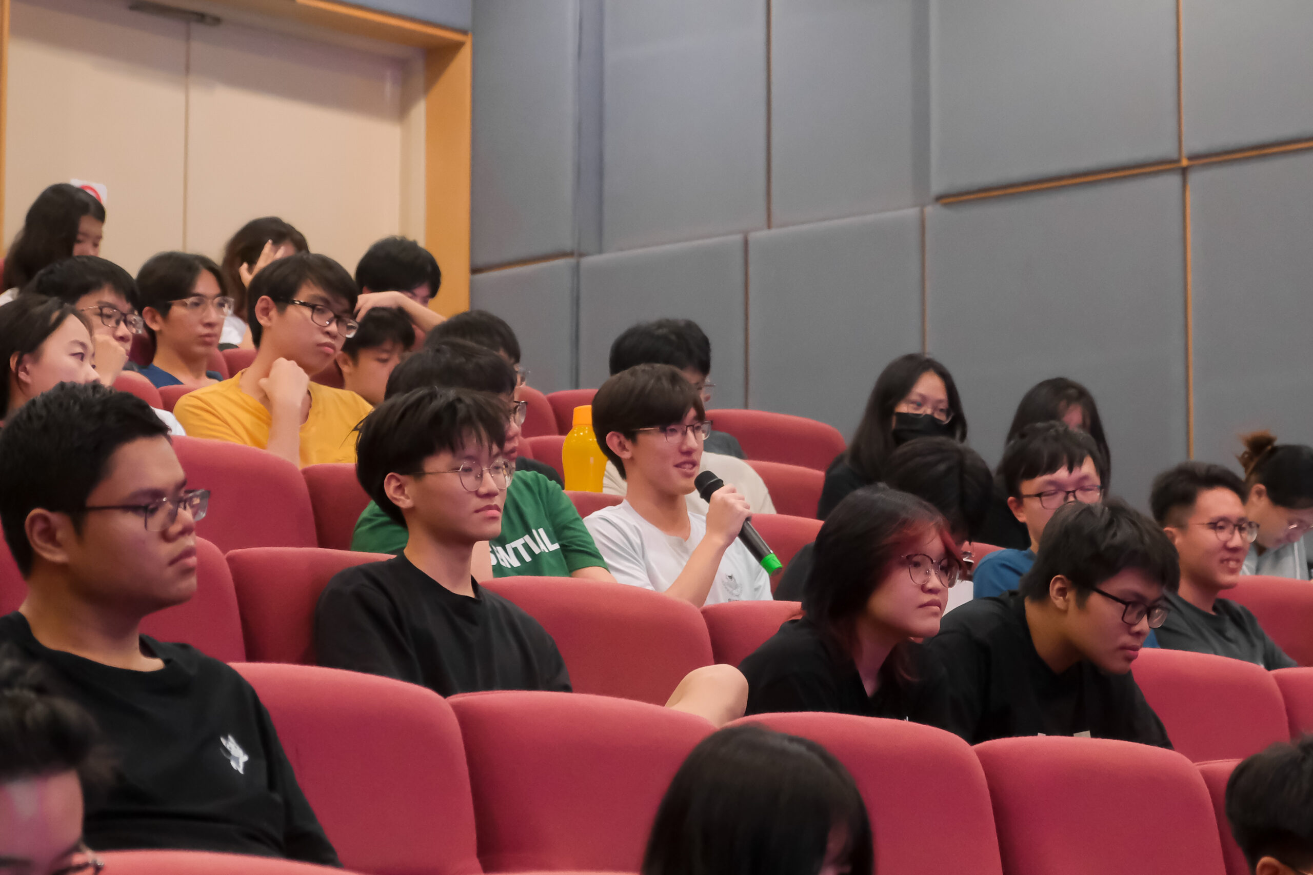 Helixians engaging Owen with various questions