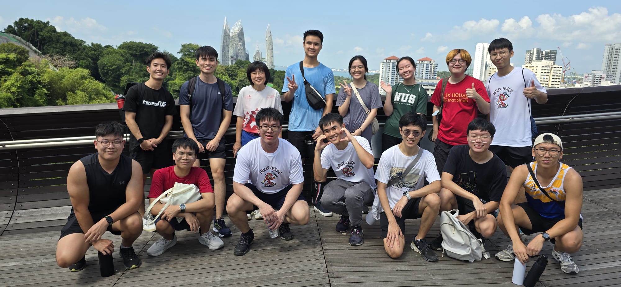 An invigorating morning walk, from Helix to the Hort Park