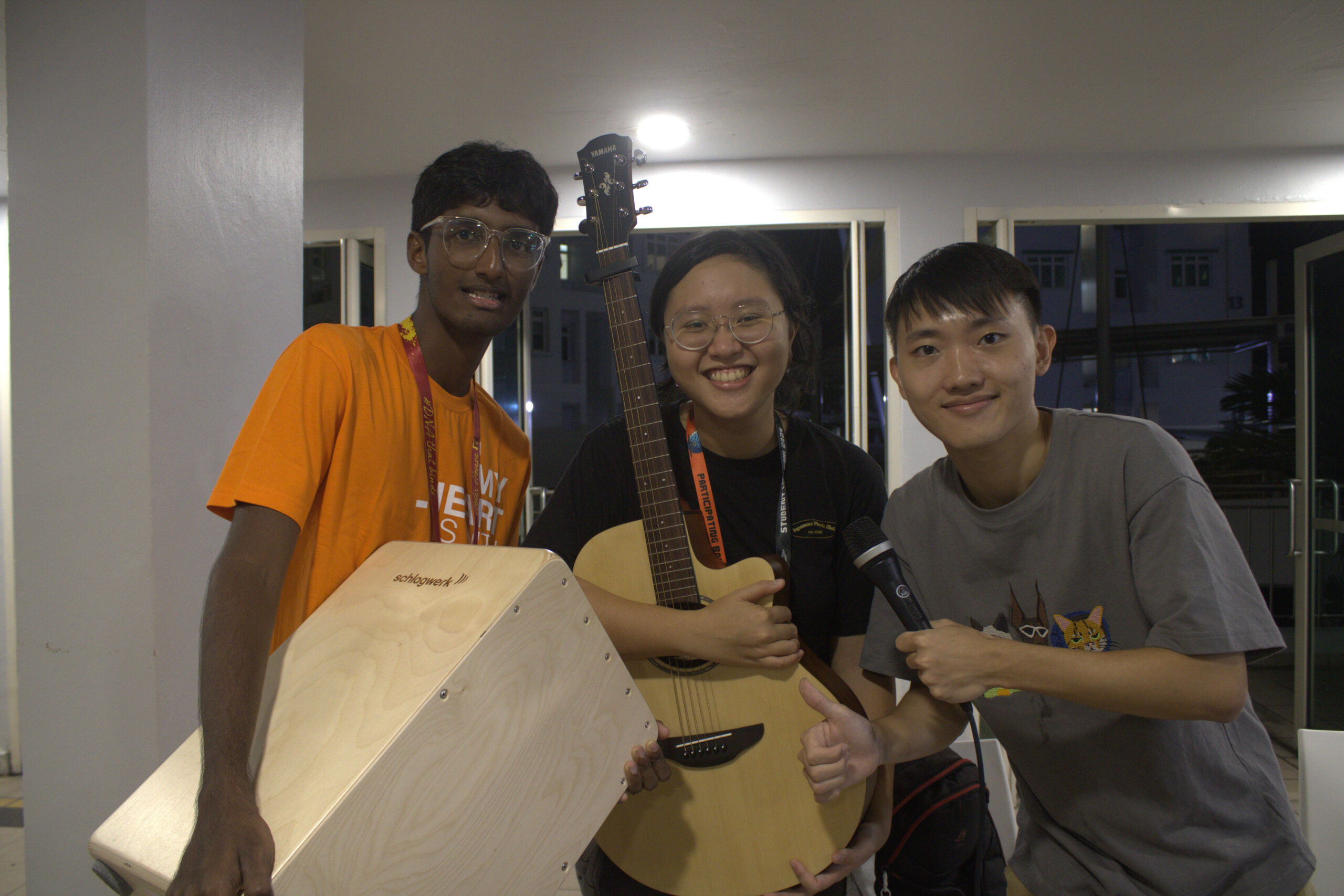 Helix Band showing some of their equipment