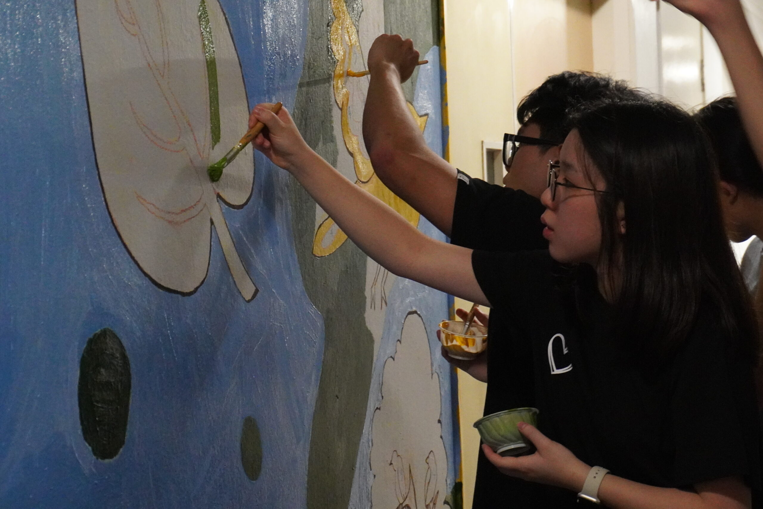 Helixians hard at work