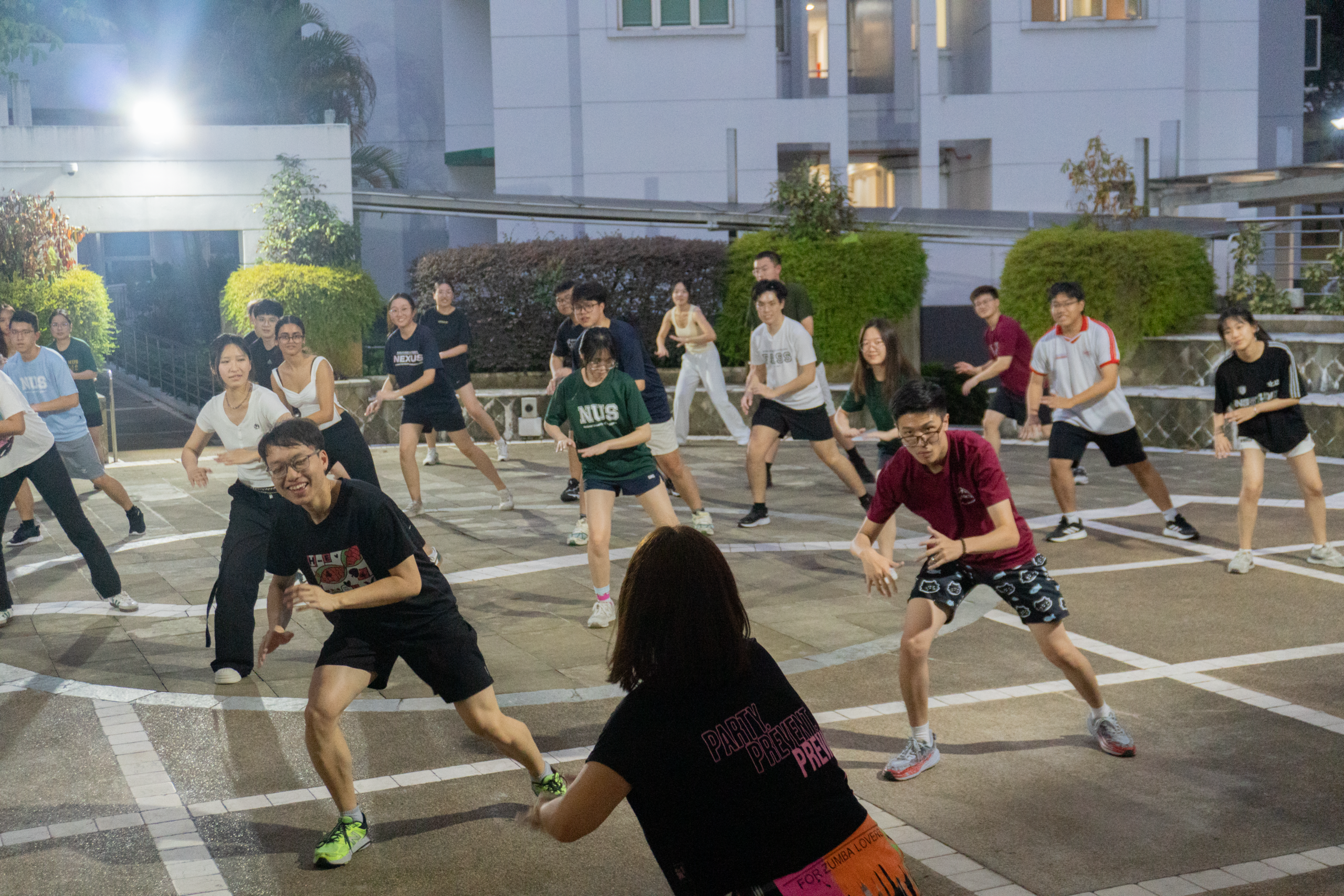Energy soared as Helixiains kicked off the evening with a high‑tempo Zumba workout.